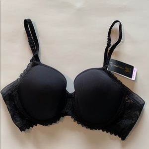 NWT Wacoal Convertible Bra Black 36D